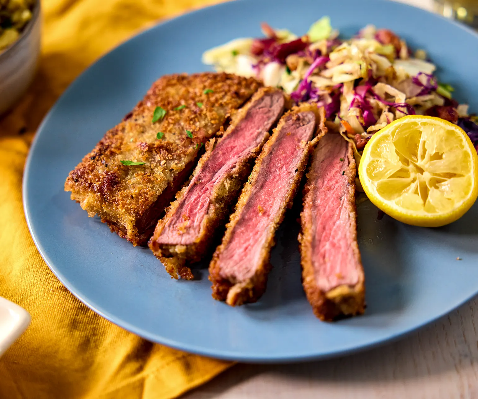 Beef Schnitzel with Spaetzle